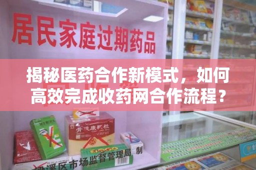 安阳揭秘医药合作新模式，如何高效完成收药网合作流程？